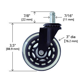 Ghế văn phòng Bánh xe lưỡi X-Wheel