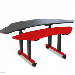 SMARTDESK STUDIO PRO RED BLACK